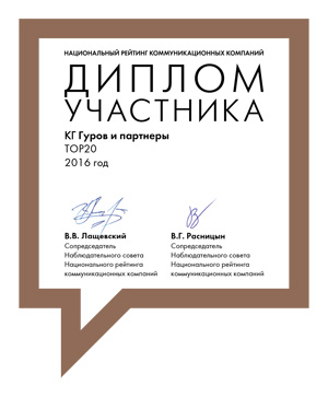 Национальный рейтинг коммуникационных компаний